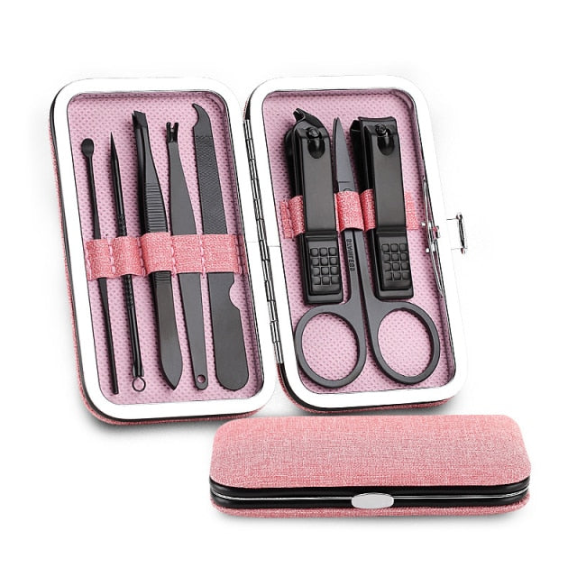 Pedicure Scissor Tweezer Manicure Set Kit