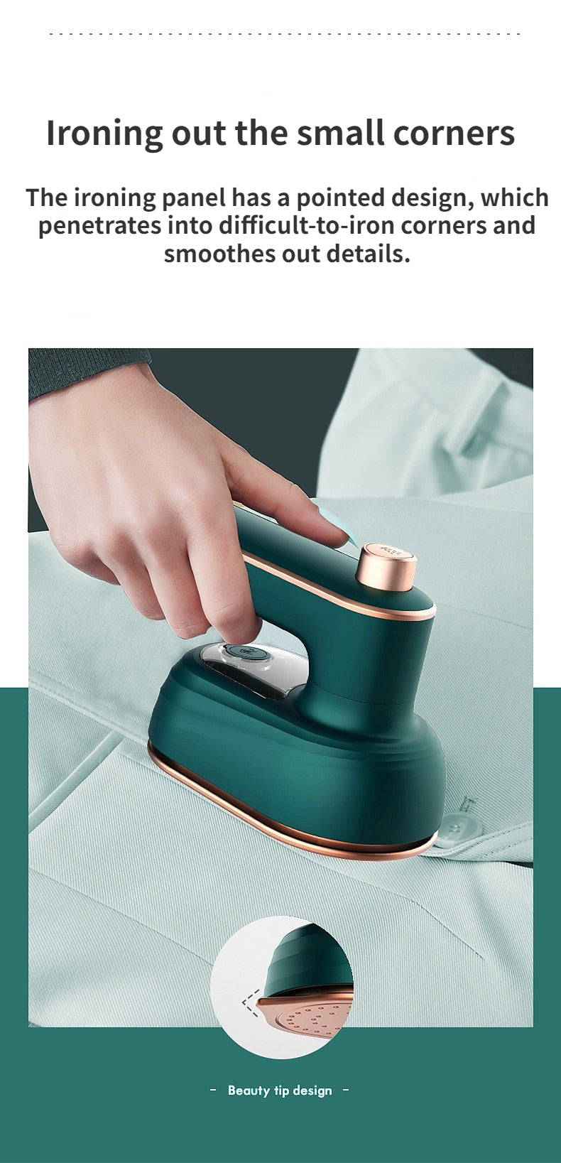Mini Garment Steamer Iron