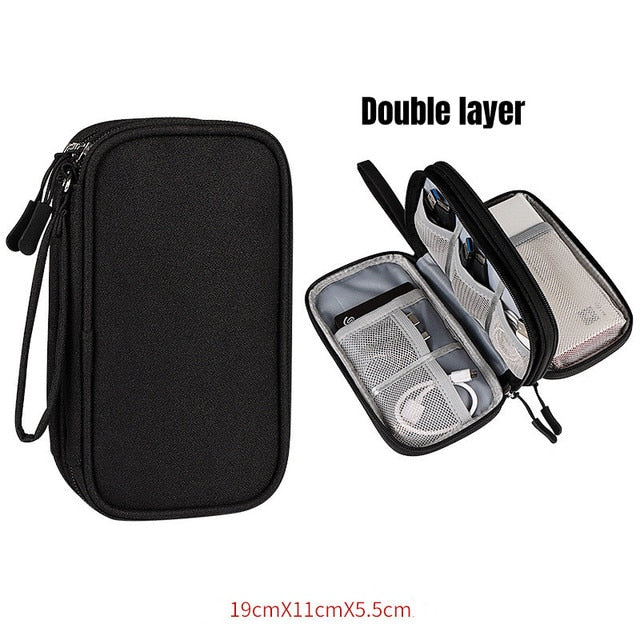 Electronics Accessories Organizer Pouch Bag