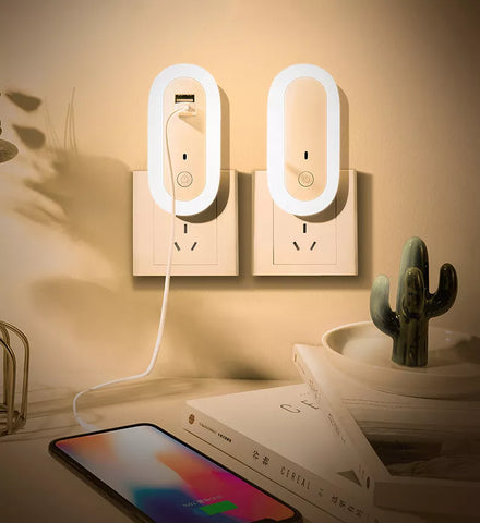 Night Lamp with USB Charging