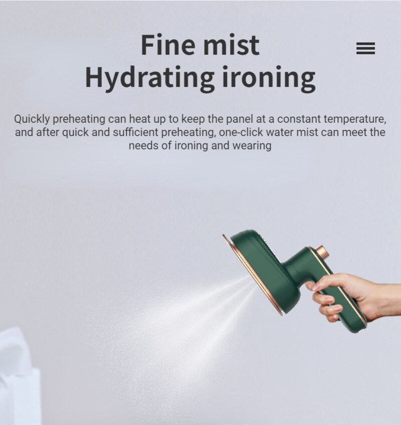 Mini Garment Steamer Iron
