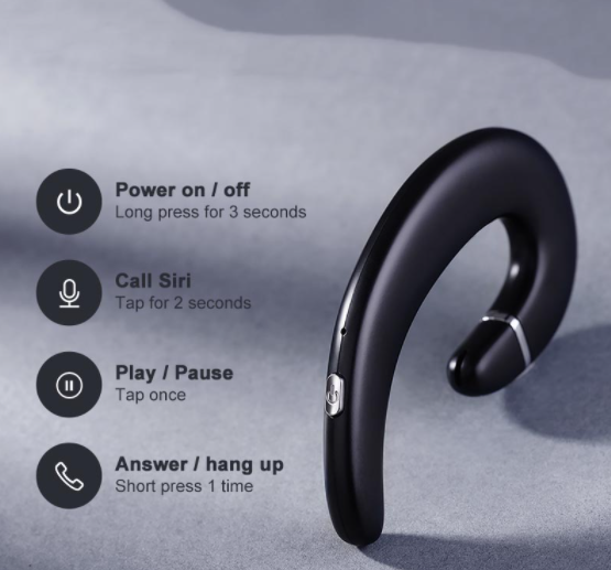 Wireless  Ear Hook With Bluetooth 5.0 (Pair)