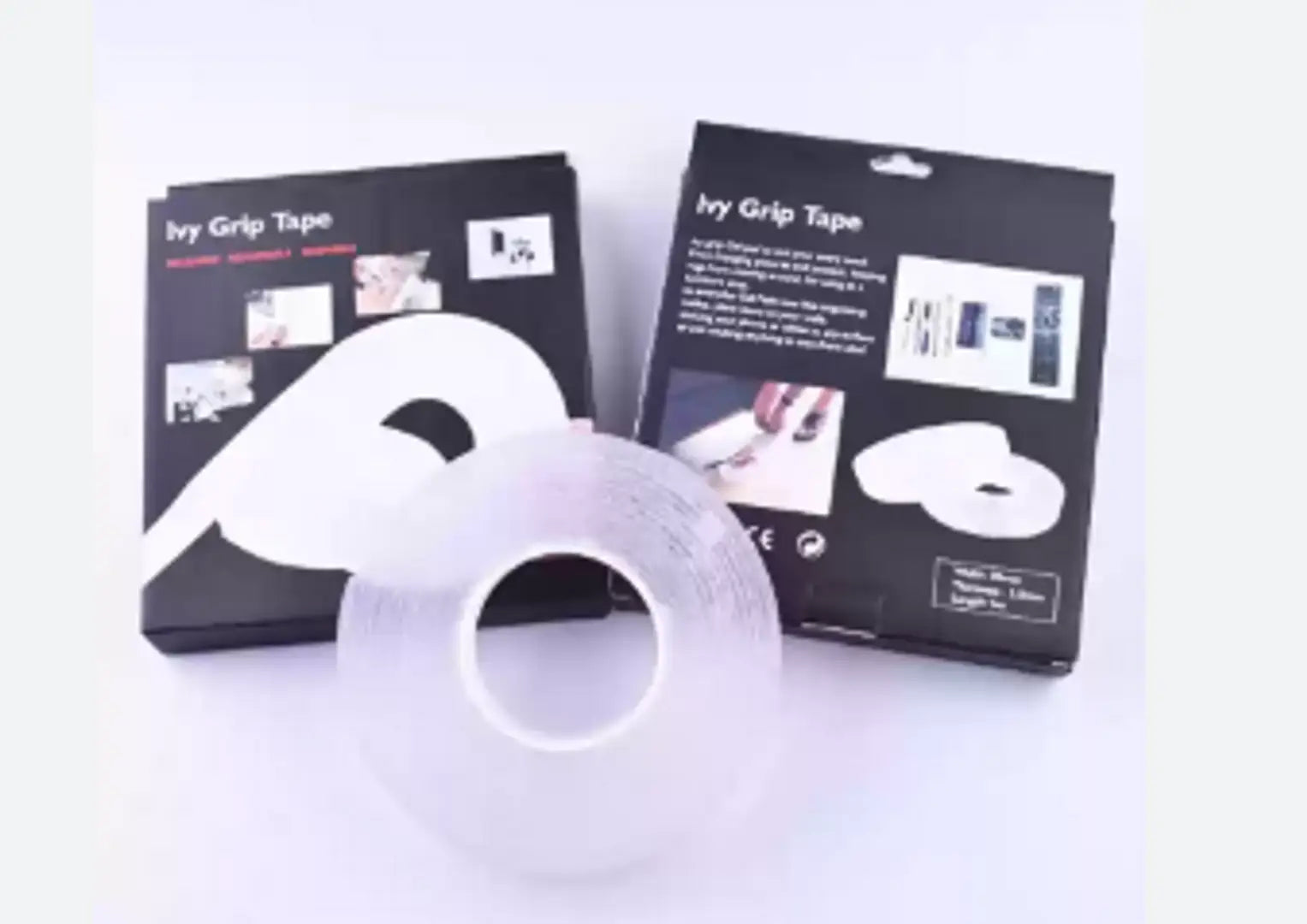 Double Sided Transparent Adhesive Strips Gel Grip Wall Tape