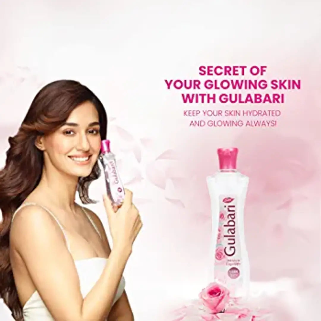 Dabur Gulabari Premium Rose Water with No Paraben for Cleansing and Toning, 250ml