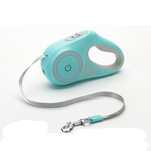 Retractable Pet Leash With  LED Light