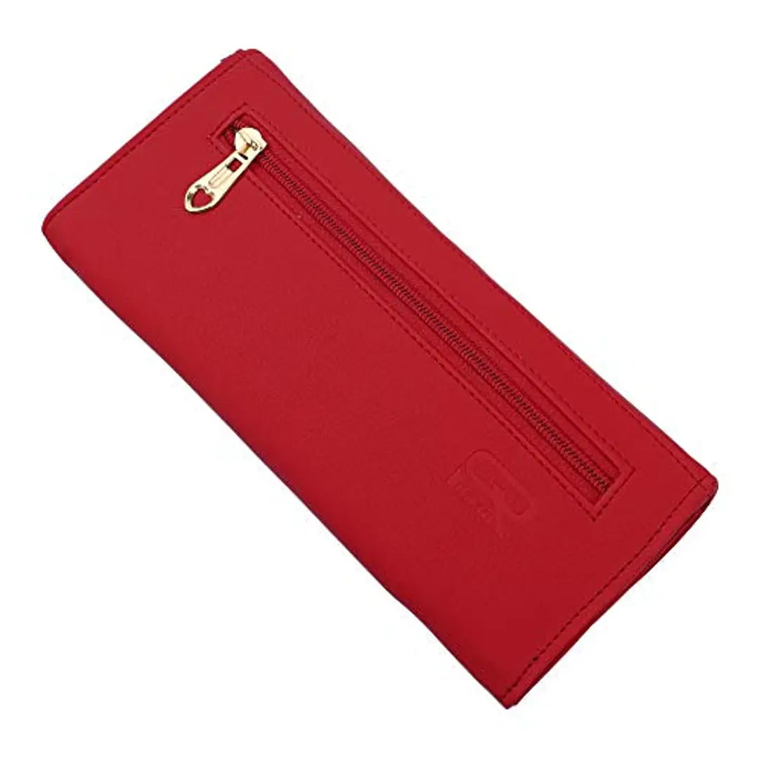 Women's Clutches Wallet Cum Mobile Purses Red