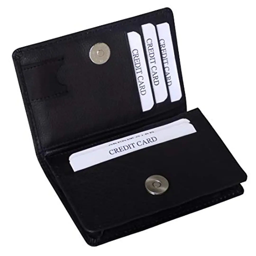 Style Shoes Leather ATM Credit Card Holder Cum Money Clip Wallet