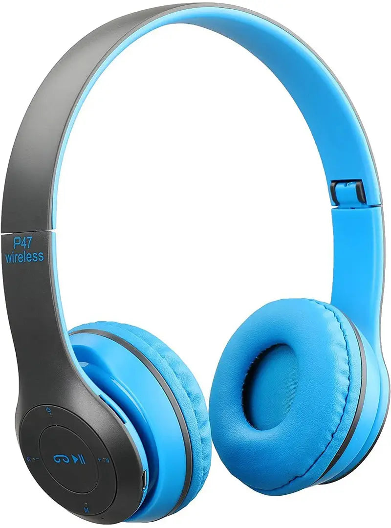 New P47 Wireless Bluetooth Over-Ear Headphones With Microphone