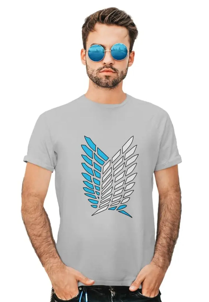 Tshirts Buddy Men's Half Sleeve Printed Round Neck Premium Cotton Tshirts - Anime D-31.
