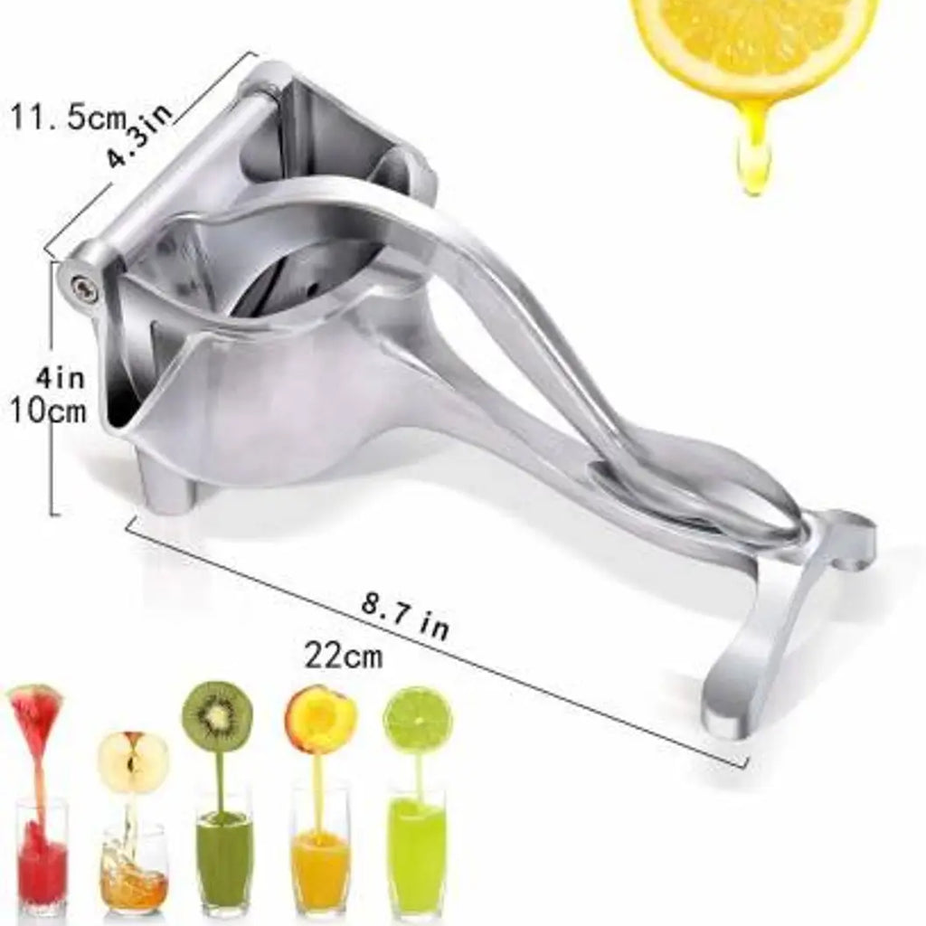 Aluminium Hand Juicer Aluminium Manual Fruit Juicer Heavy Duty Alloy Lemon Press Squeezer Lemon Orange Juicer