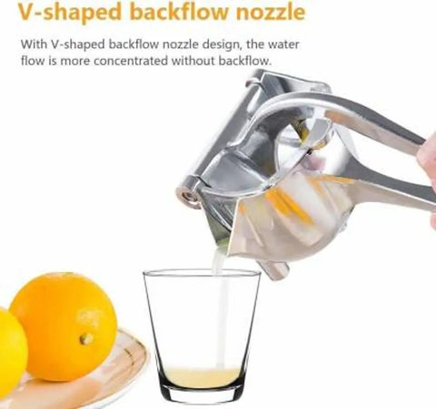 Aluminium Hand Juicer Aluminium Manual Instant Fruit Hand Juicer For Orange Lemon Lime Juice (Silver Pack of 1)