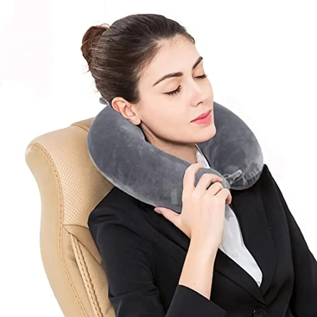 ME & YOU Neck Pillow for Everyday Travel| Travel Neck Support Rest Pillow ( Fiber )