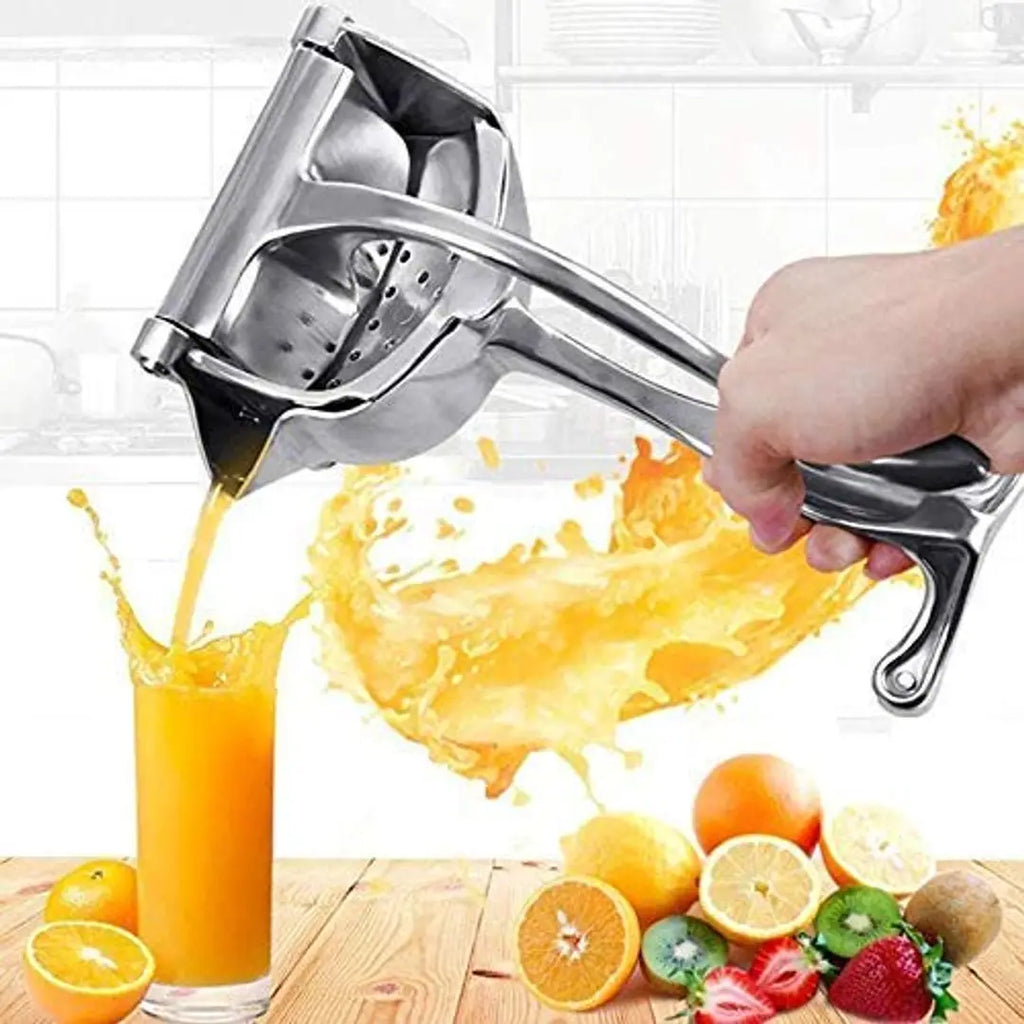 Xiran Aluminium hand Juicer, Aluminium Juicer Hand Machine, Handhold Press Fruit Manual Juicer, Fruit juicer Manual juicer Instant juicer Orange juicer, Lemon Squeezer (Multi)