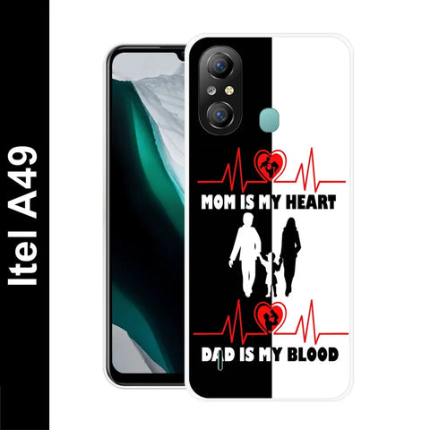 Designer Silicon Printed Mobile Covers For Intel A49