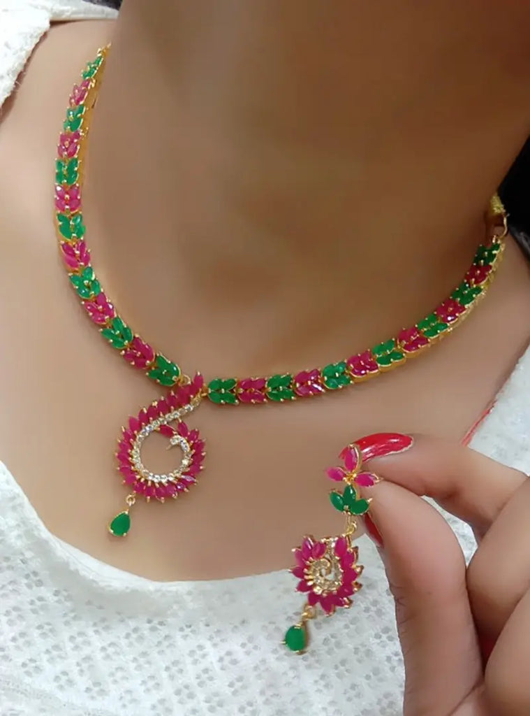 Trendy Diva AD Necklace