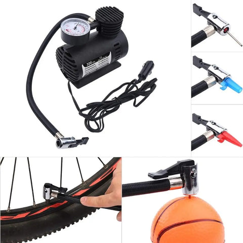 Shopper52 300 psi Tyre Air Pump for Car  Bike Air Compressor For Car And Bike Tyre - AP55013