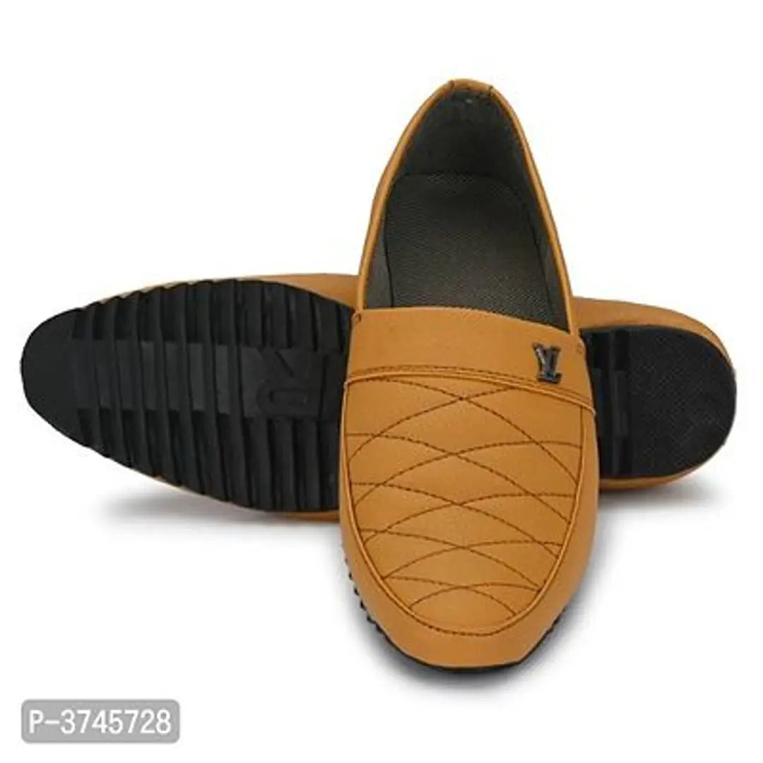 Tan Casual Party Wear Shoes For Men's