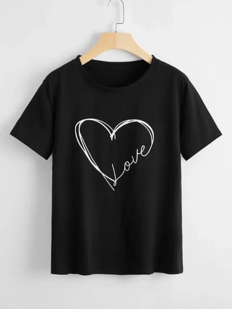 trendy printed tshirt for women's