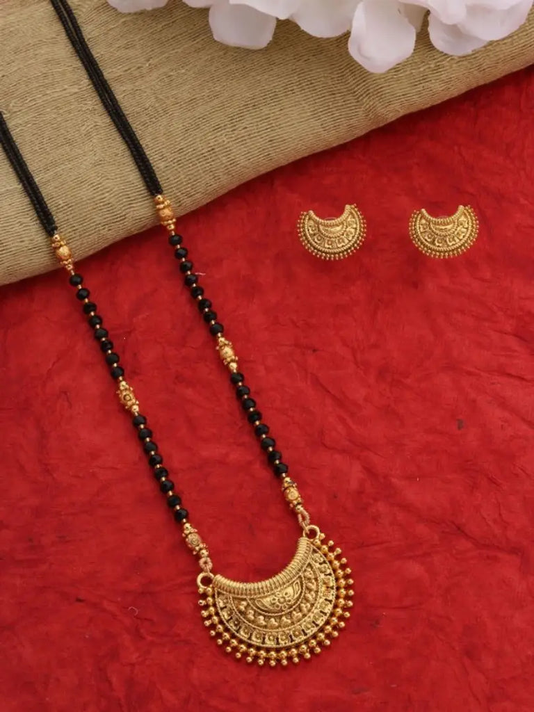 Golden Alloy Mangalsutra Set
