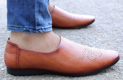 Stylish Men's Brown Slip-on Casual Shoes