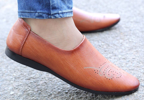 Stylish Men's Brown Slip-on Casual Shoes