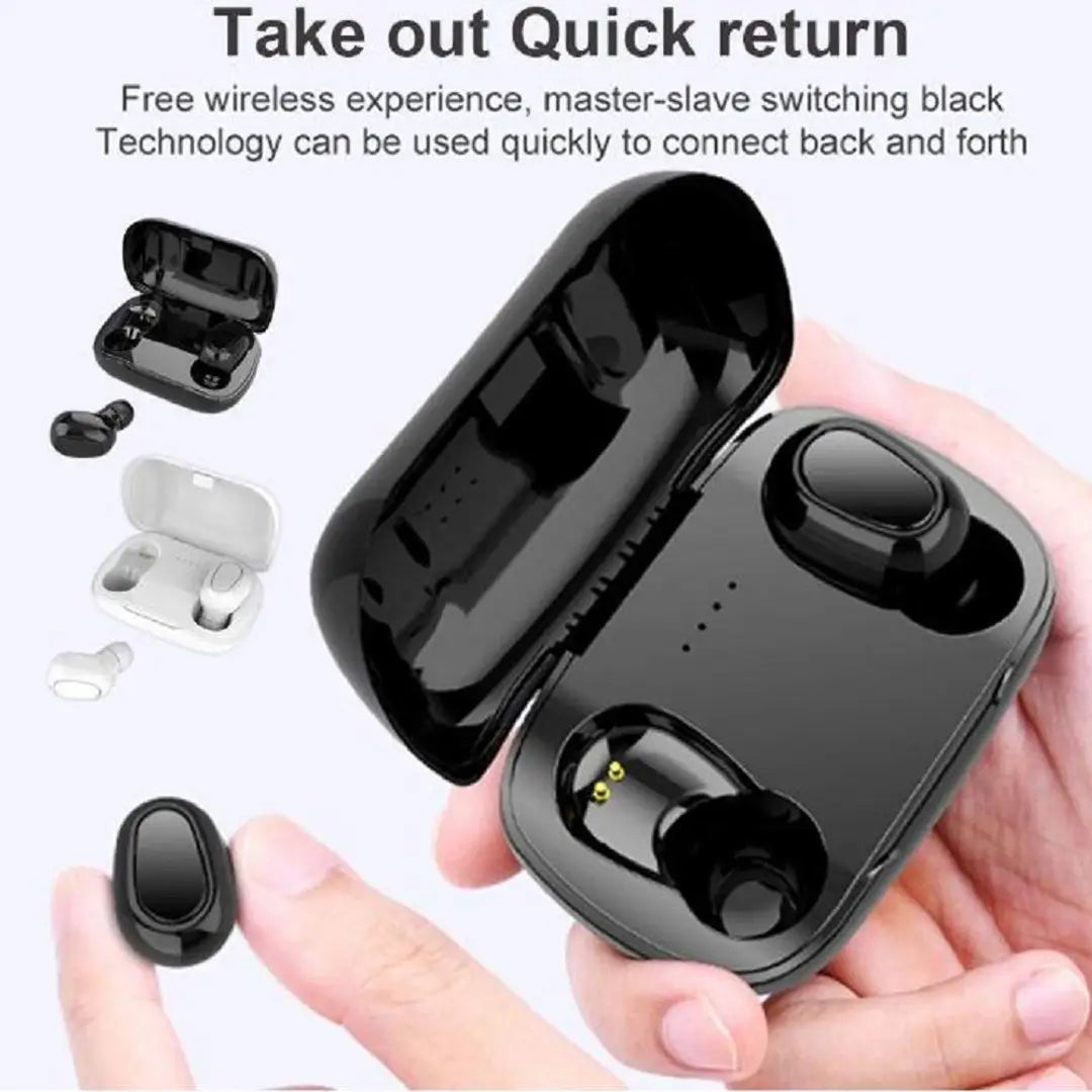 Stylish Black Bluetooth 5.0 Wireless Headphone
