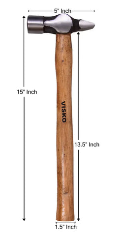 Visko 721 600 Gms. Cross Pein Hammer Wooden Handle