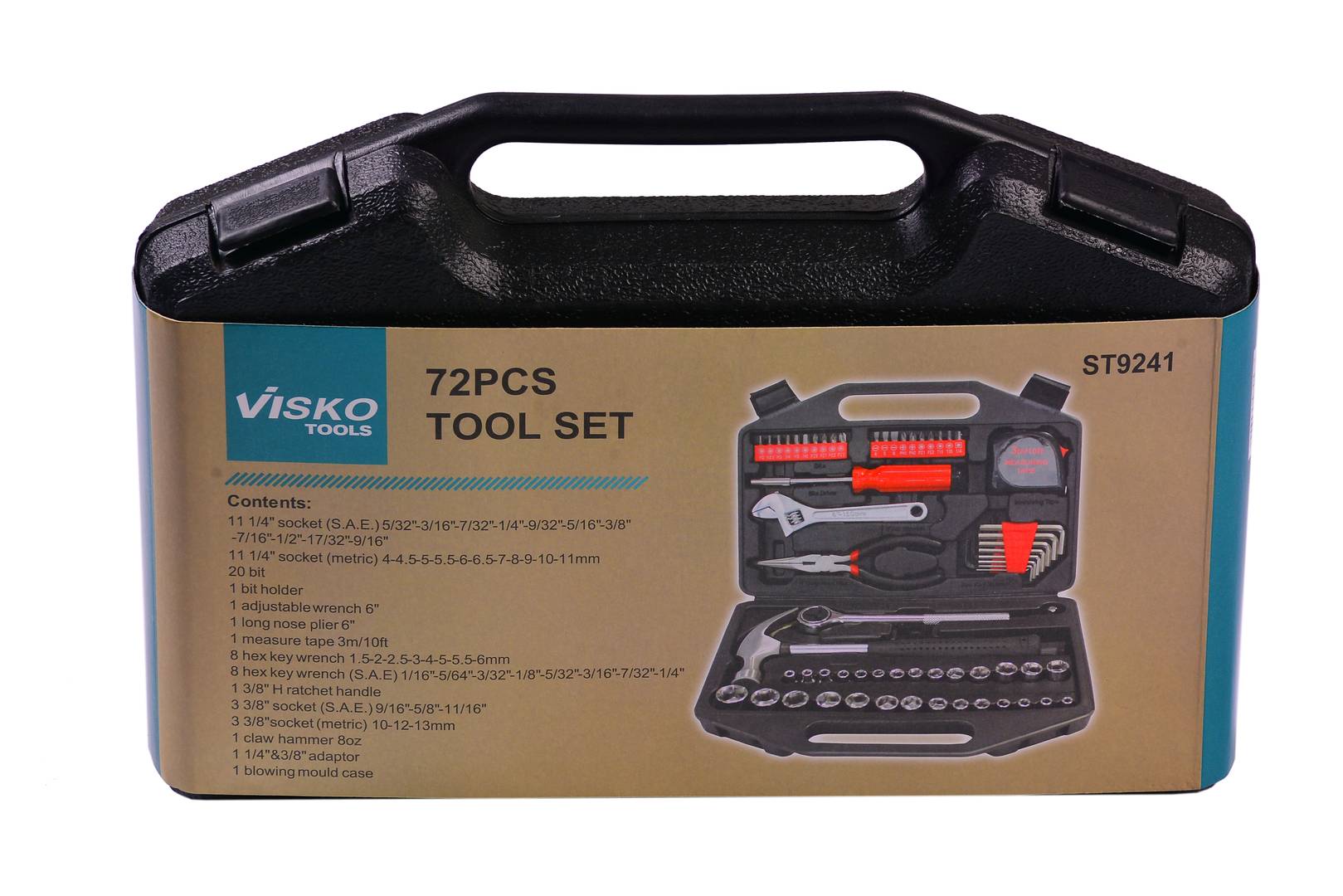 Visko ST9241 72 Pcs Hand tool Set