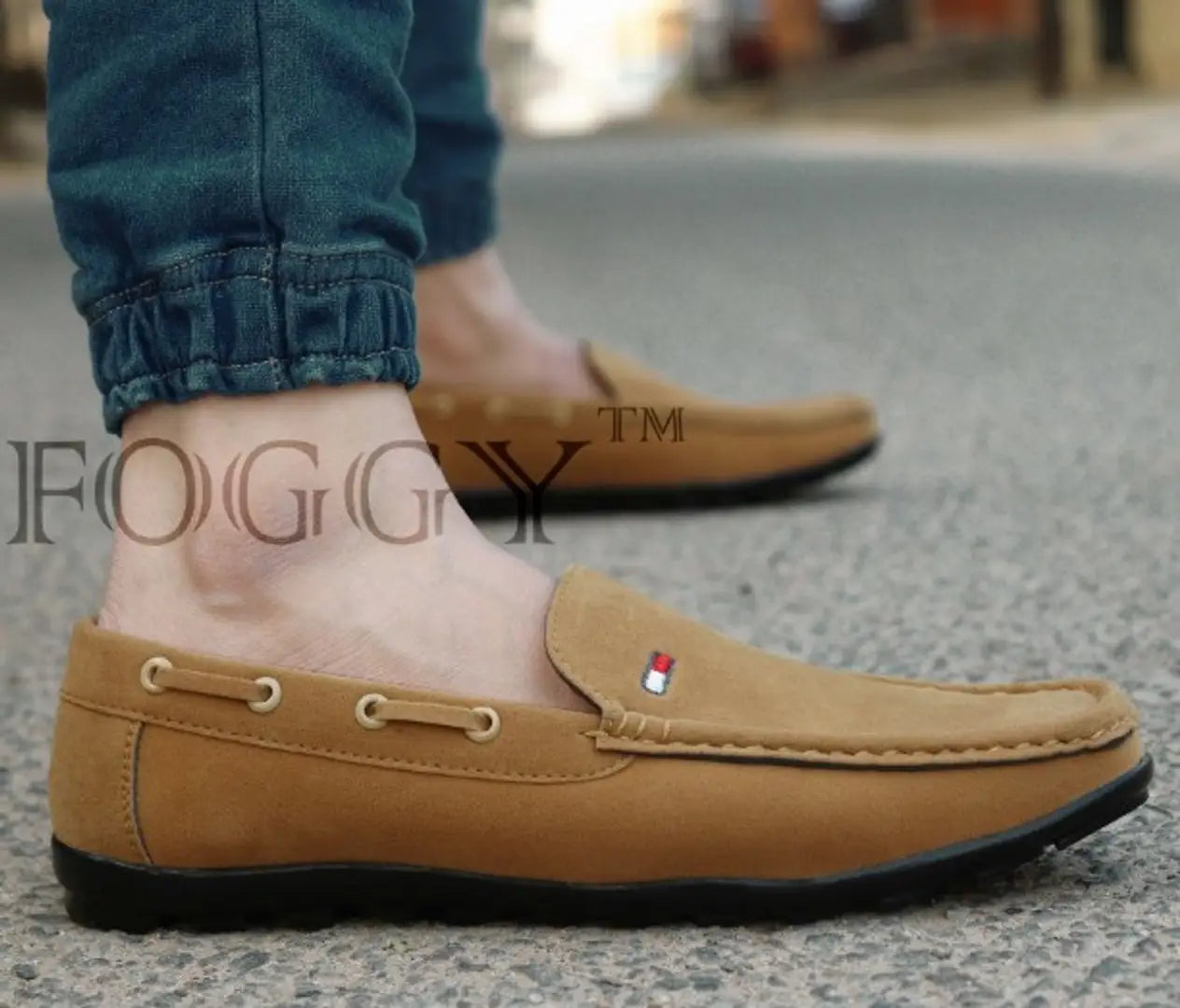 Stylish Trendy Suede Loafers Shoe For Man