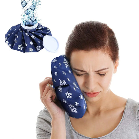 Ice Cold Pack Reusable Ice Bag Hot Water Bag For Injuries - Hot And Cold Therapy And Pain Relief