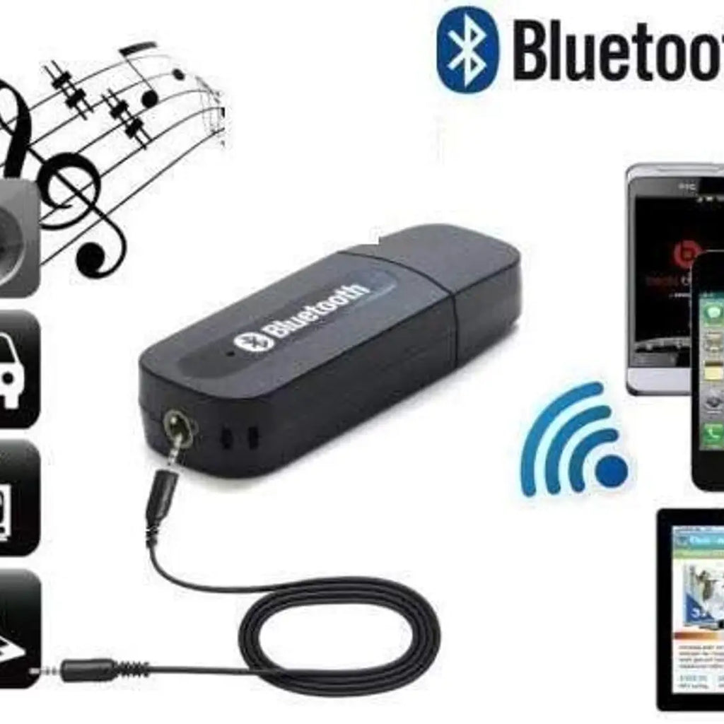USB Bluetooth Audio Music Receiver Dongle Adapter Car Mobile Speaker