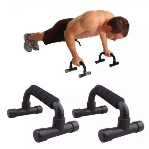 Push Up Muscular Training Workout Pushup Bar Appliance Push Up Stands with Abs Roller