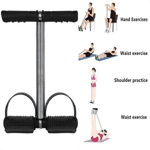 Stainless Steel and Plastic Single Spring Tummy Trimmer For Men And Women