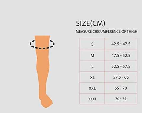 Compression Varicose Vein Sports Multipurpose Premium Thigh Support Size-XXL