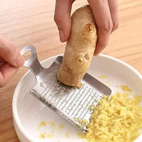 1 pcs Grater-Stainless Steel Garlic And Ginger Grater