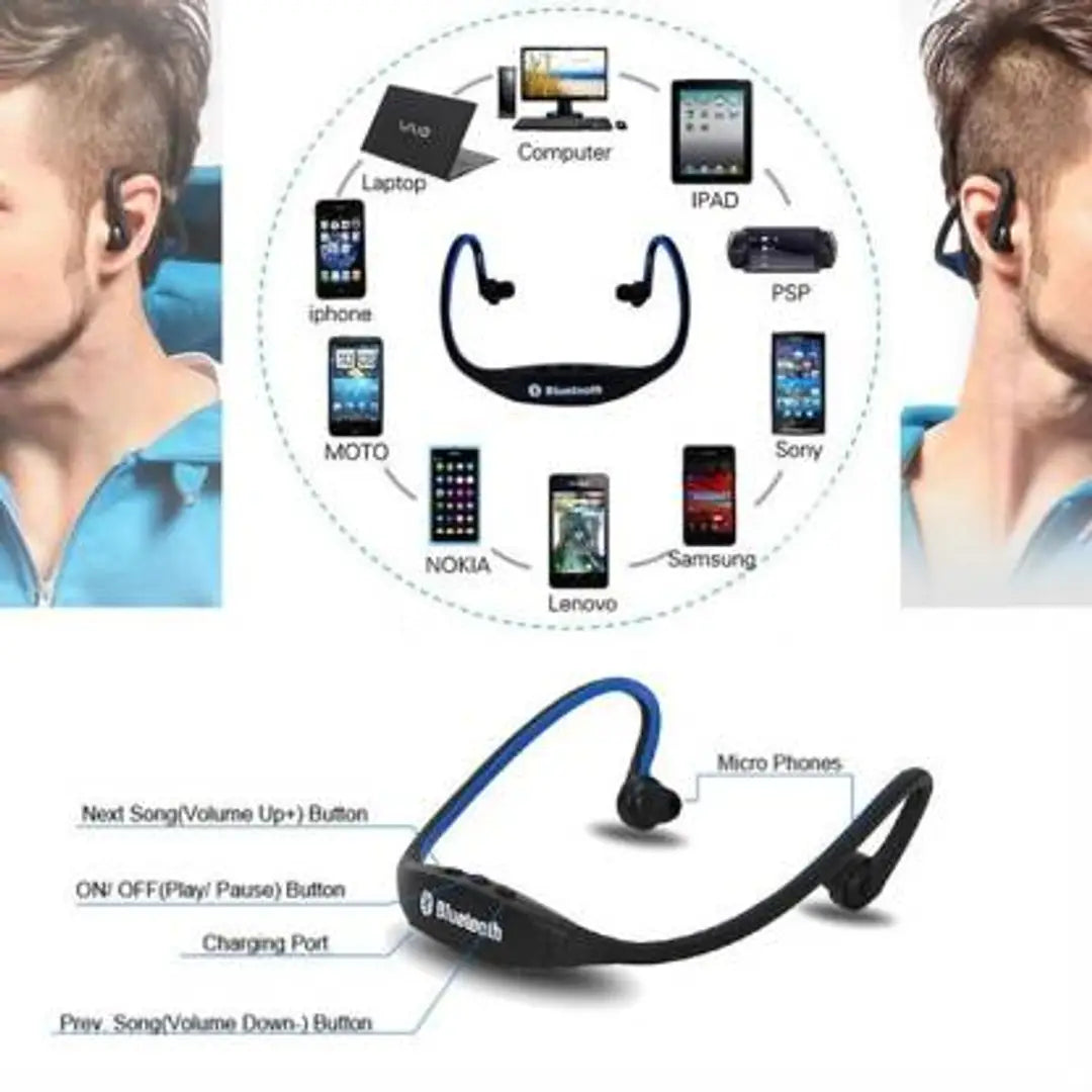 BS19C Bluetooth Stereo Headphone Bluetooth Headphone Headset with mic