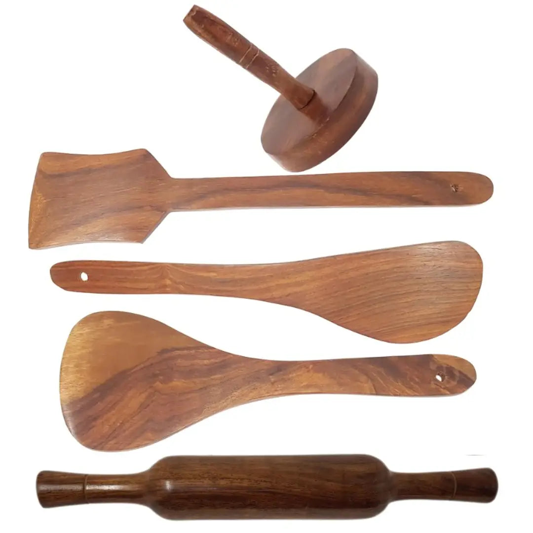 Wooden Kitchen Tools Set