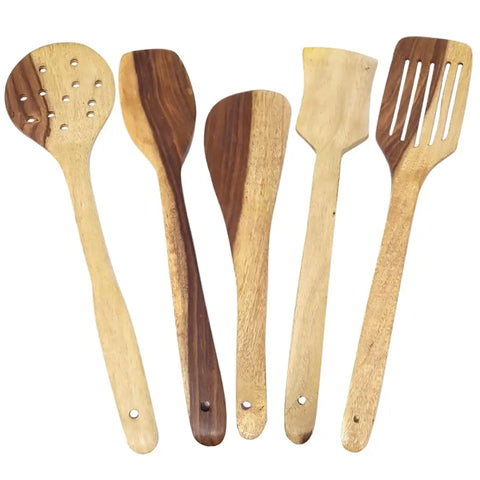 Wooden Spoon Set Of 5
