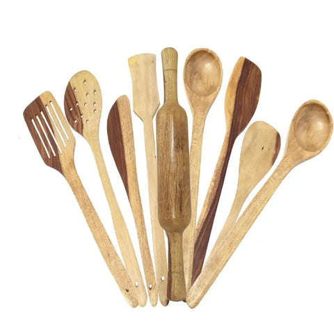 Wooden Kitchen Tool Set