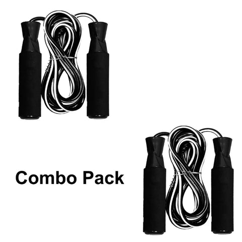 Stylish Plastic Pencil Speed Tangle-Free Skipping Rope for Adults & Kids- Combo of 2