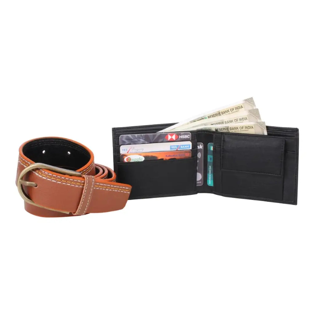 Men's Wallet & Belt Combo