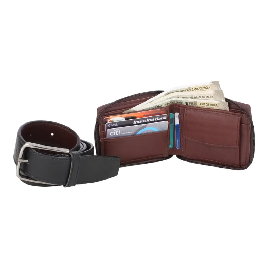 Men's Wallet  Belt Combo