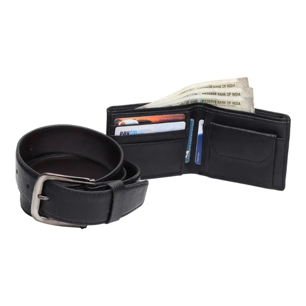 Men's Wallet  Belt Combo