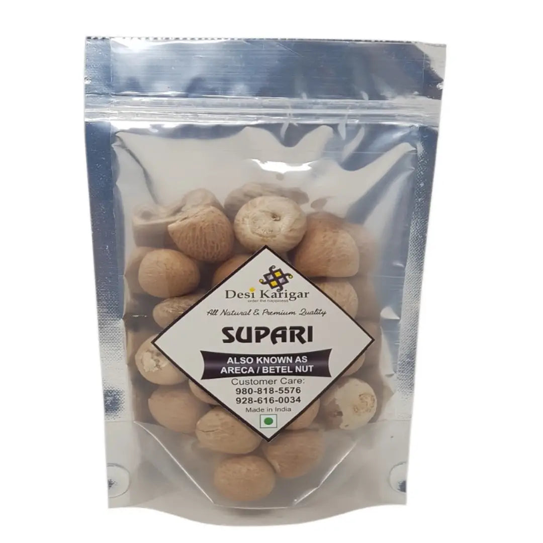 Supari Puja - Whole Areca Nut | Betel Nut | Paan Supari (200 GM)