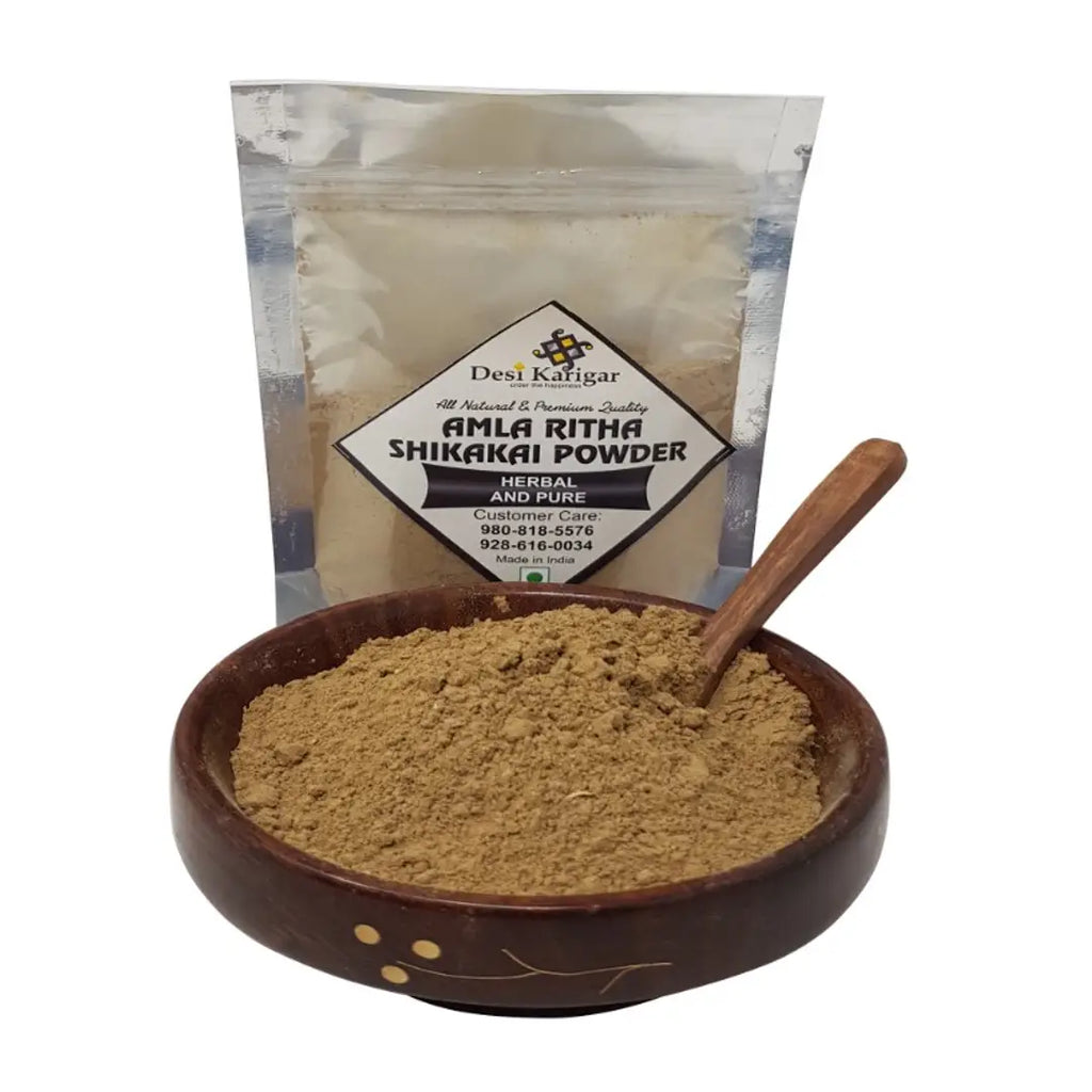 Amla Ritha Shikakai Powder For Hair (50 Gm)