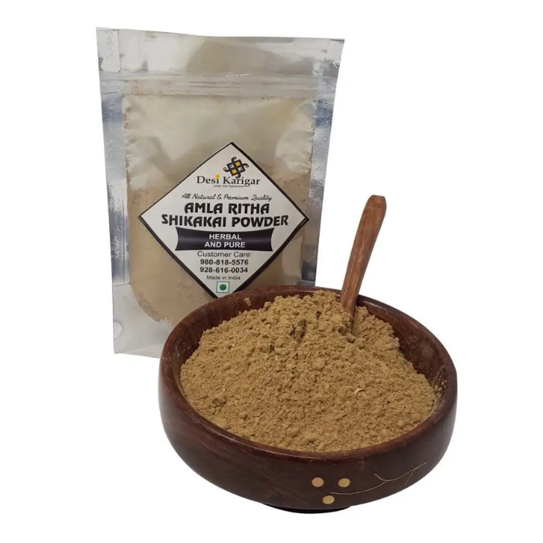 Amla Ritha Shikakai Powder For Hair (50 Gm)