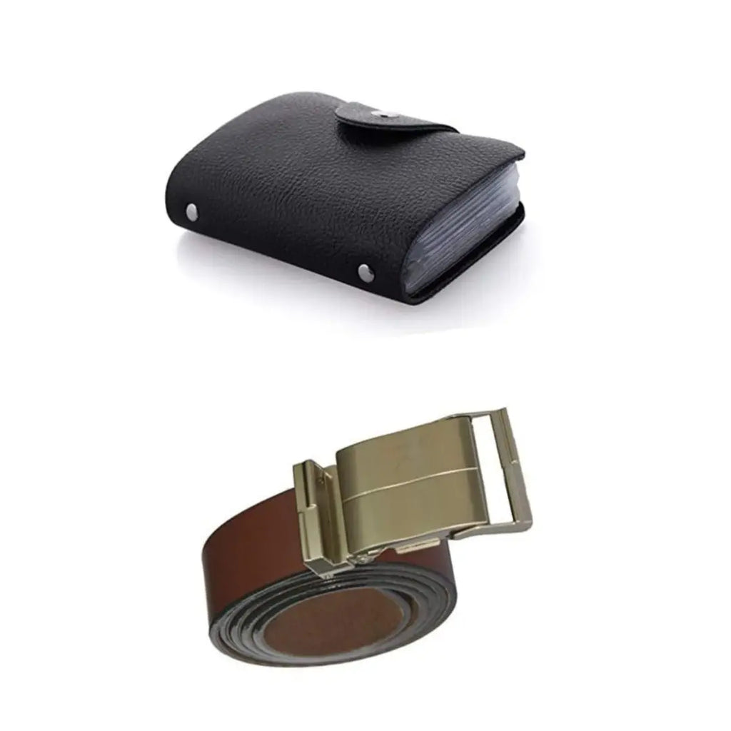 belt and wallet for men