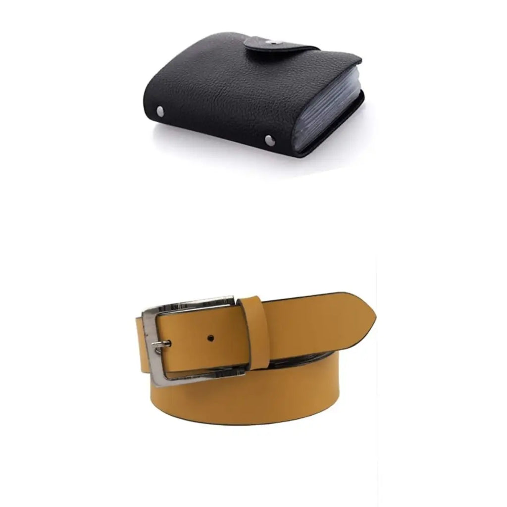 belt and wallet for men