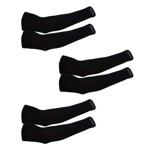 Cotton cool uv-Protection arm Sleeves Hand socks For driving hiking sports biking cycling sunburn dust pollution protection(3 Pair)