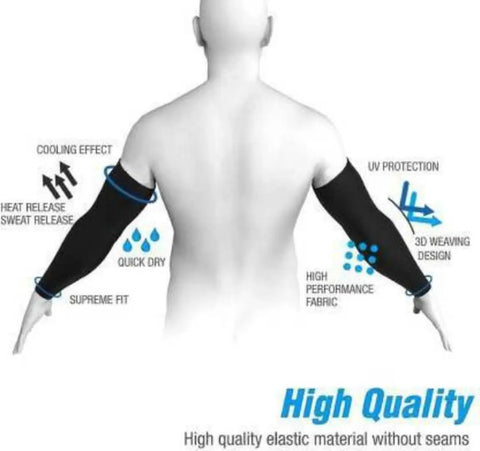 Cotton cool uv-Protection arm Sleeves Hand socks For driving hiking sports biking cycling sunburn dust pollution protection(1 Pair)